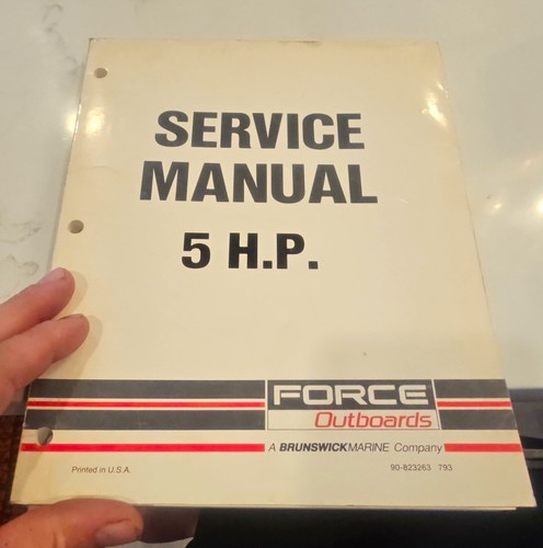 Force outboards service - , manual