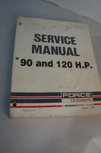 Force outboard service manual - outboard,